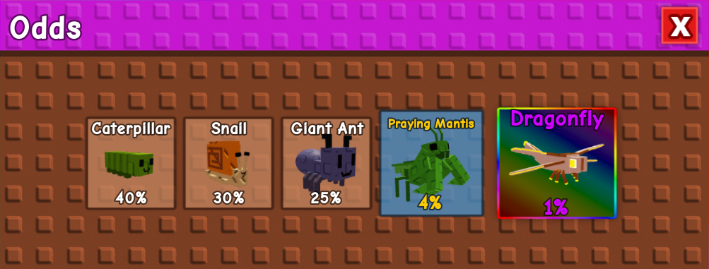 MMOJUGG Grow A Garden Bug Egg * 1 Details View of Item Function and Use